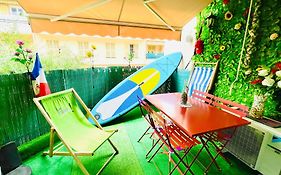 Confortable Studio A Nice Centre Cote Plage Bel Terrasse Paddle