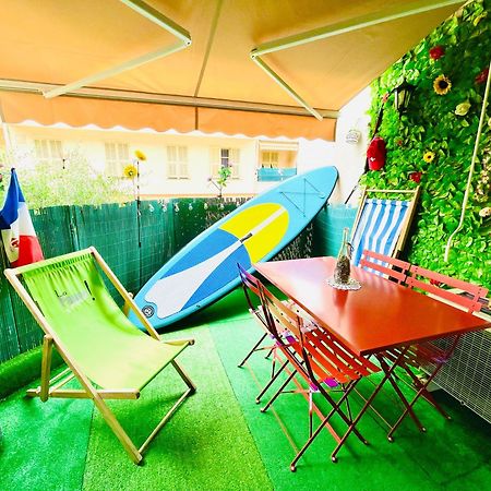 Confortable Studio A Nice Centre Cote Plage Bel Terrasse Paddle Extérieur photo